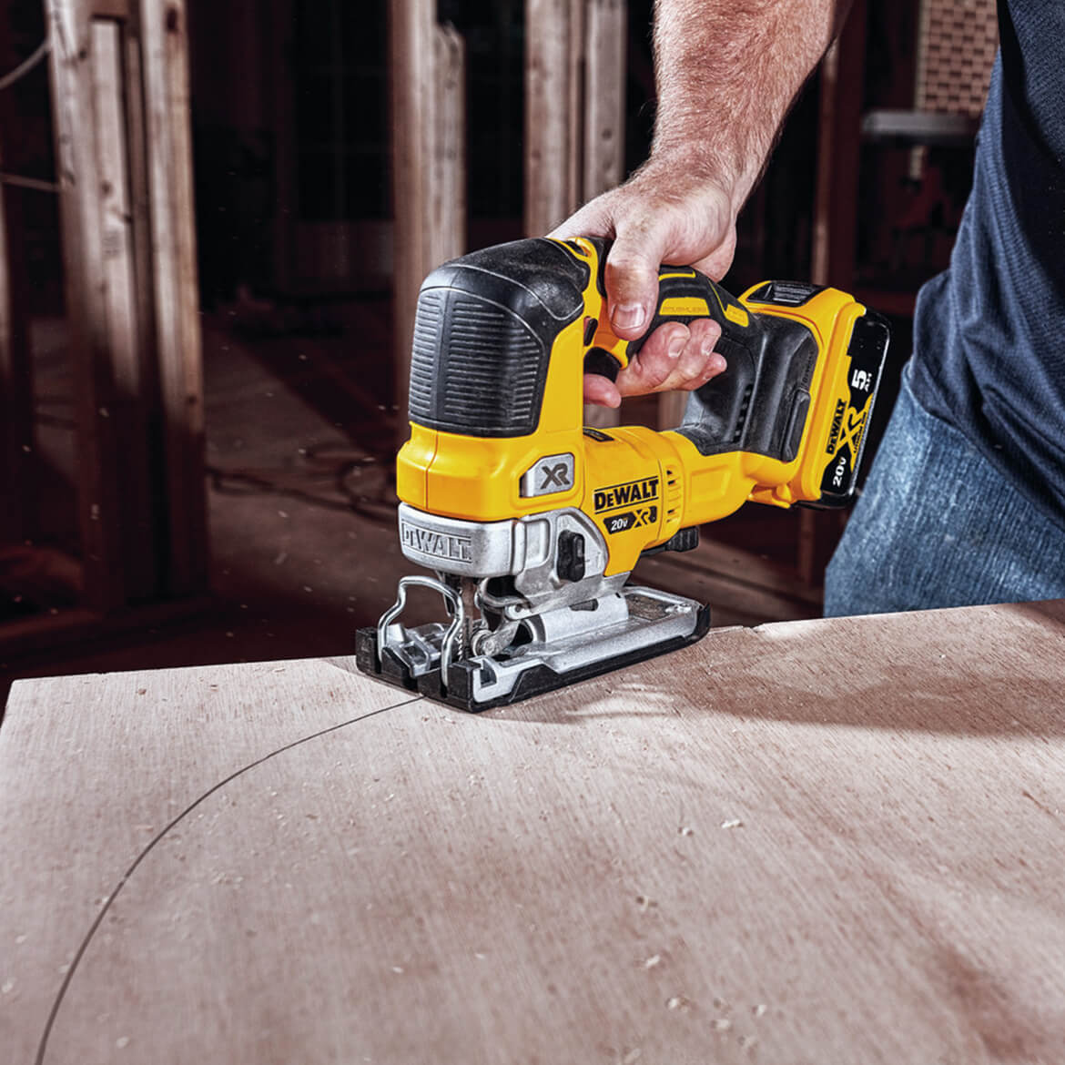 DeWALT 20V MAX XR Brushless Jigsaw (Tool Only) - Model DCS334B, New