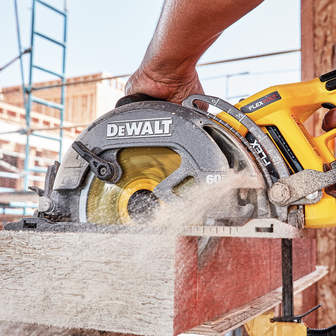 DeWalt DCS575N 54V XR Cordless Brushless FlexVolt 190mm Circular Saw Bare Unit | UK Planet Tools DeWalt DCS575N 54V XR Cordless Brushless FlexVolt 190mm Circular Saw Bare Unit | UK Planet Tools