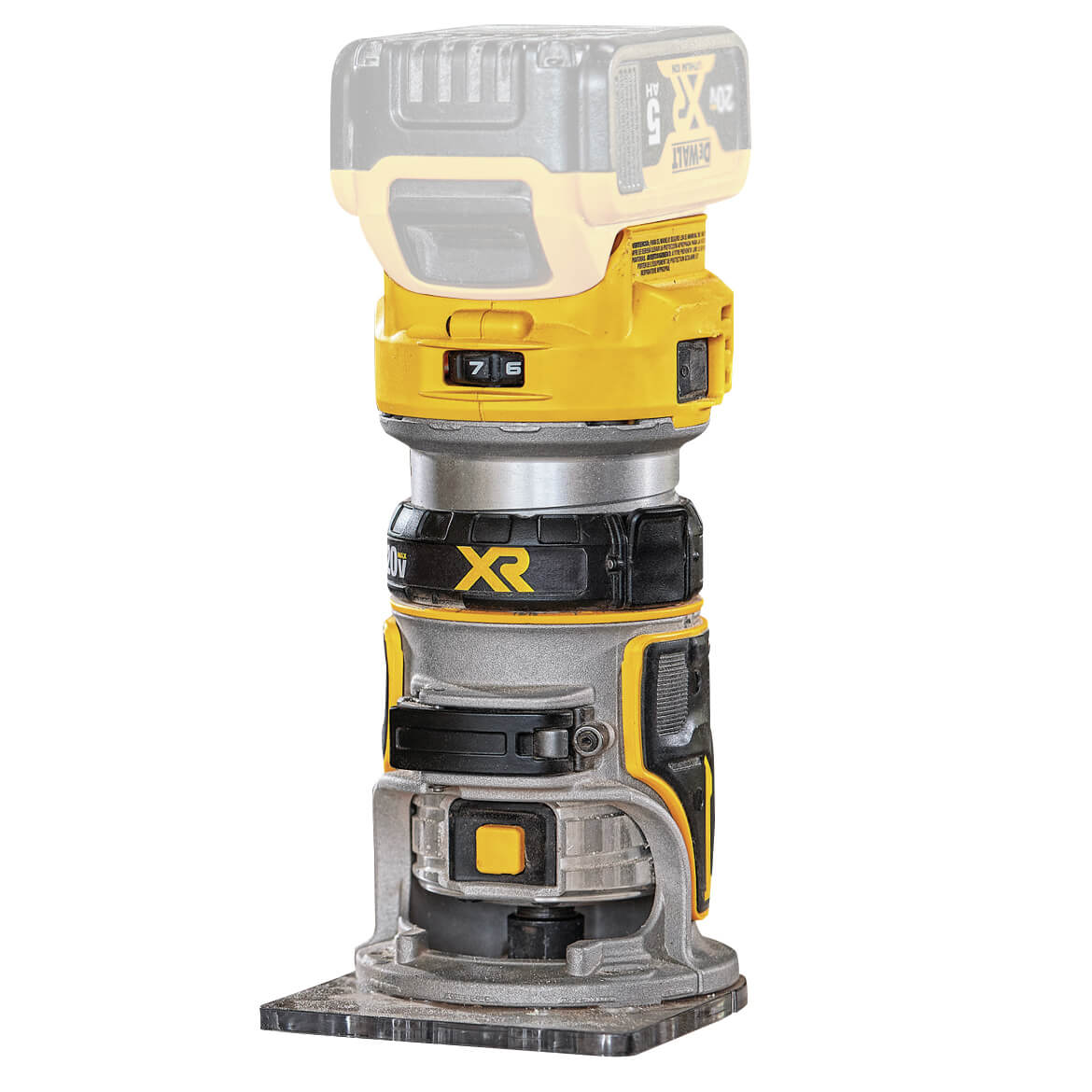 DeWALT DCW600B 20V Depth Adjusting Brushless Cordless Router - Bare To ...