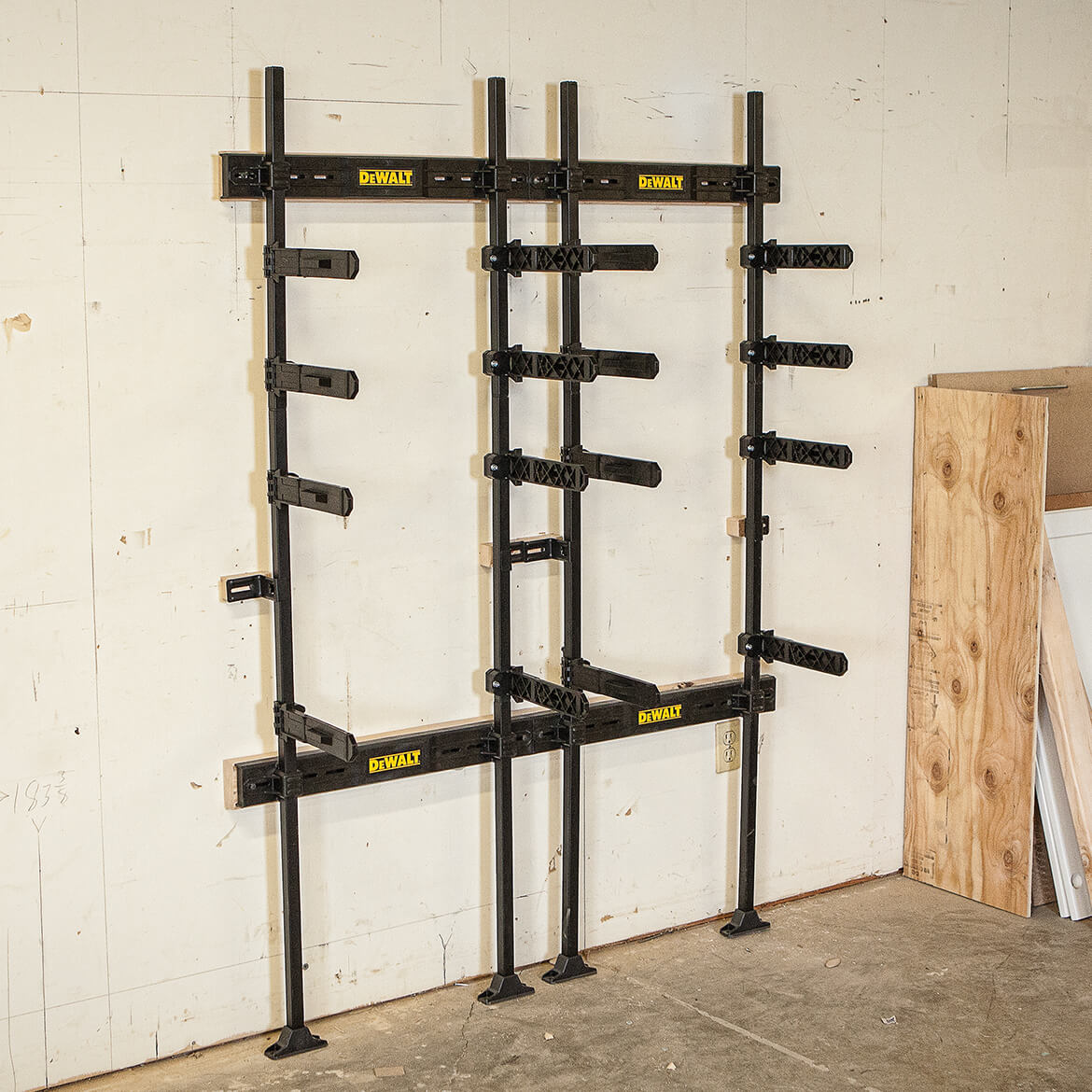 Dswd Racks DeWALT DWST08260 TOUGHSYSTEM Customizable Modular Workshop Racking Sys ...