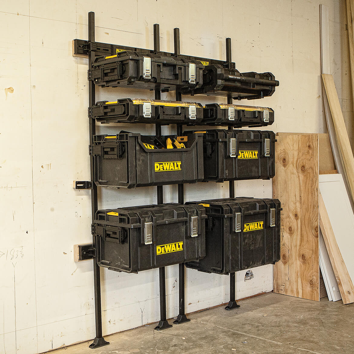 Modula Workshop Racking Pdf DeWALT DWST08260 TOUGHSYSTEM Customizable Modular Workshop Racking Sys ...