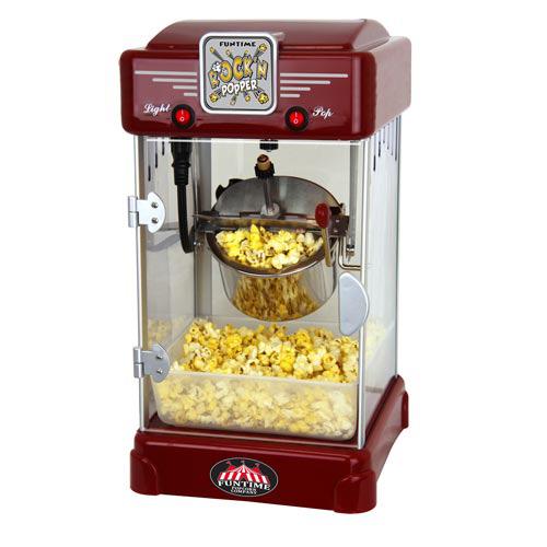 FunTime FT2518 2.5oz Rock'N Popper Popcorn Machine Maker Retro Style –  MaxTool