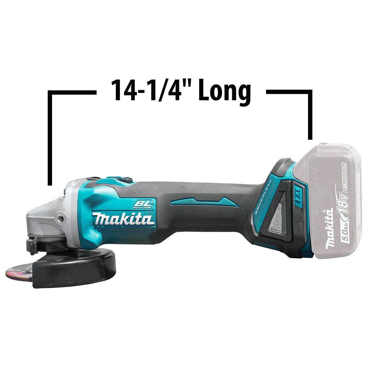 Makita XAG04Z 18-Volt 5-Inch Brushless Cordless Cut-Off/Angle